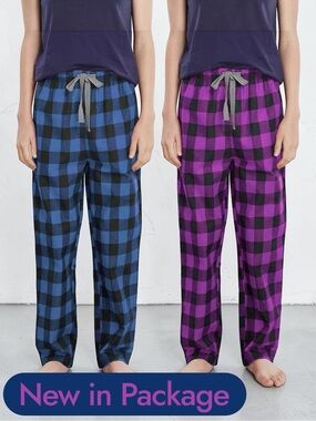 👖HiddenValor Big Boys Cotton Pajama Lounge Pants – 2 Pack (Size XS)